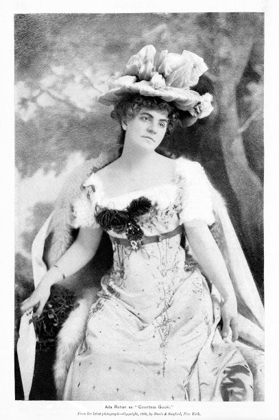 艾达·雷汉肖像照，爱尔兰=美国女演员，19-20世纪图片下载