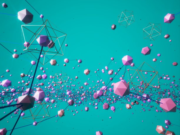 3d背景图片说明。技术高科技渲染。图片下载