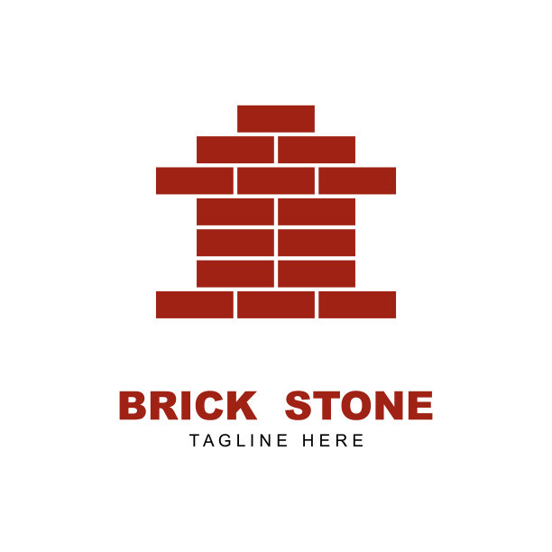 砖石标志图标矢量图片下载
