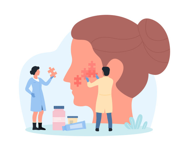 通过医学治疗和由小人做的水疗恢复皮肤图片下载