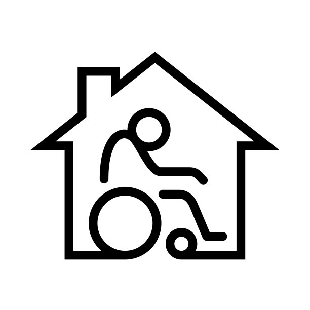 屋宇及伤残人士护理院标志图片下载