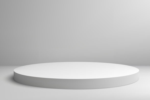 三维现实的空舞台上展示房间的背景。图片下载