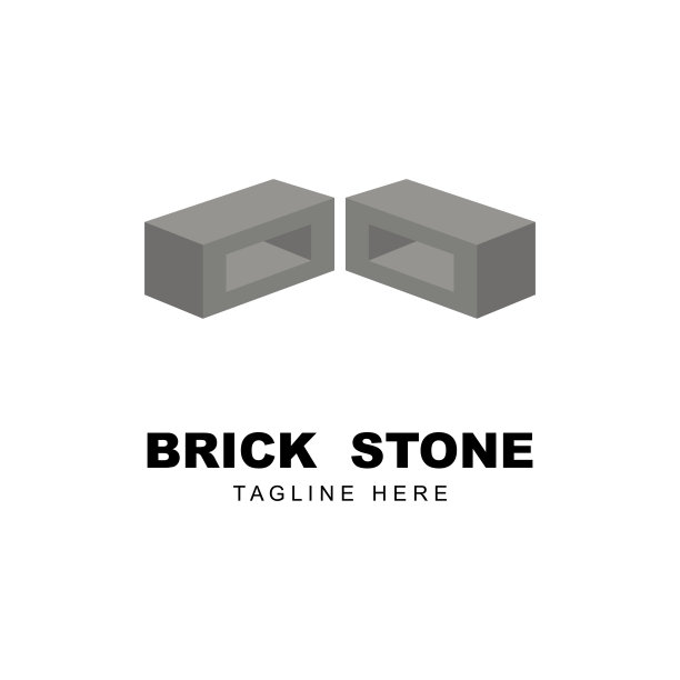 砖石标志图标矢量图片下载