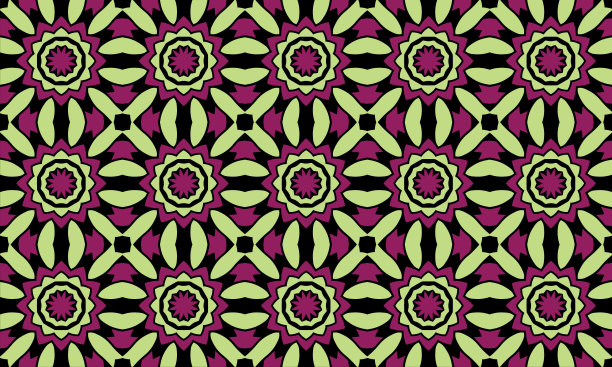 印花设计、曼陀罗图案、碎花图案、插画、女式长裙图案、时装、面料、无缝重复图案设计。女子长裙图案设计，矢量复古艺术插图蜡染，扎染，部落，图案，无缝图案图片下载