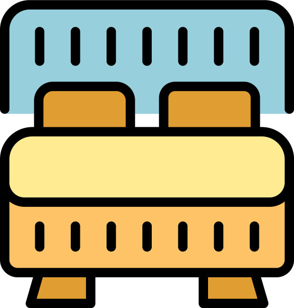 在床上喝酒图标平图片下载