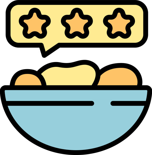 食物碗评论图标扁平图片下载