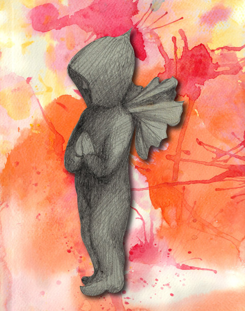 男孩和油漆图片下载