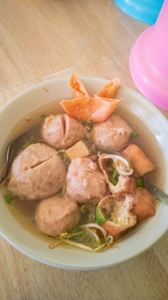 印尼的丸子。图片下载