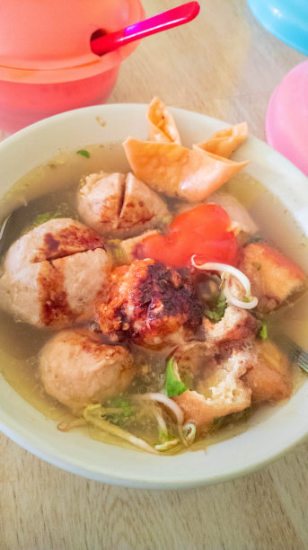 印尼的丸子。图片下载