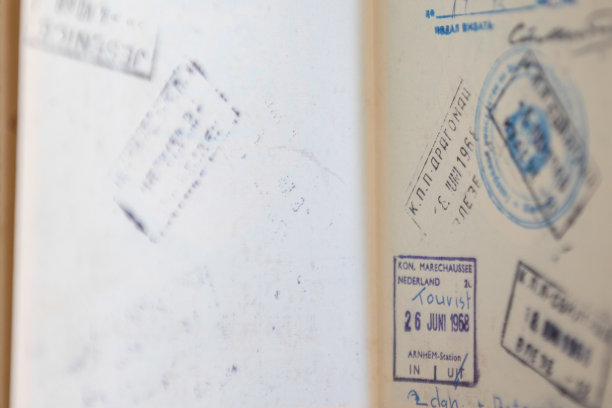 旧土耳其护照邮票。图片下载