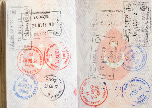 土耳其的护照。图片下载