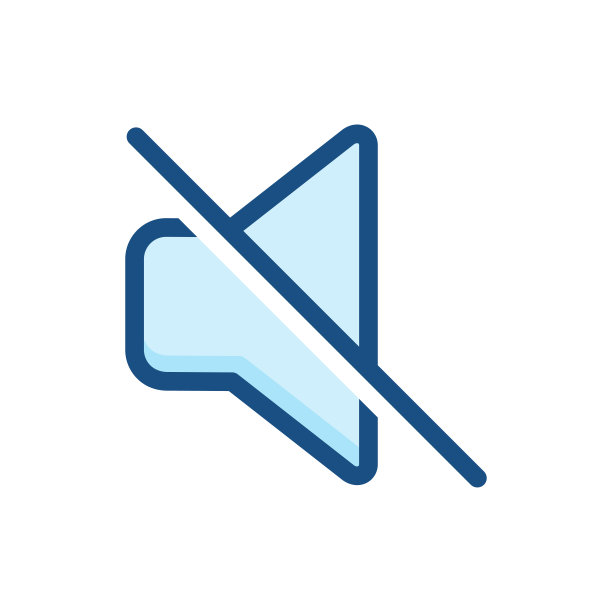 静音扬声器图标矢量音量符号设计插画图片下载