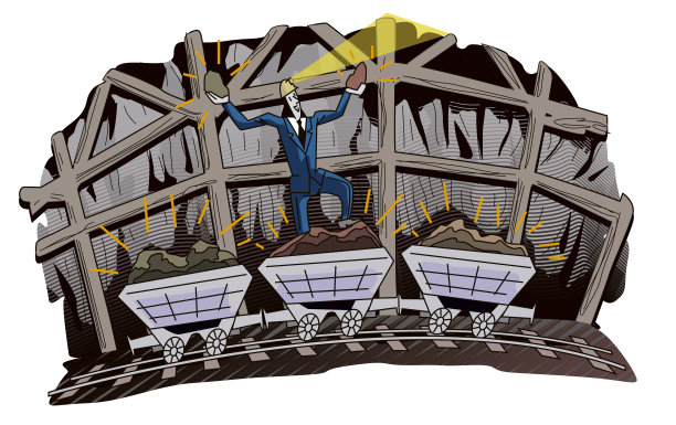 采矿行业。图片下载