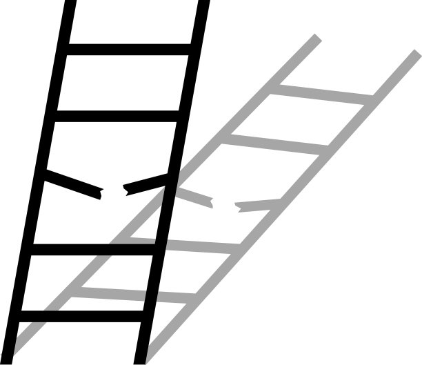 梯子和楼梯标志模板图标图片下载