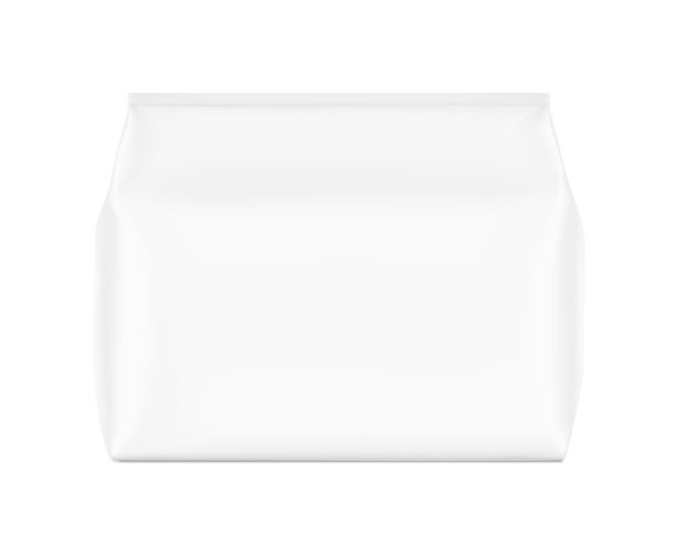 水平袋模型。平底扣板袋。图片下载