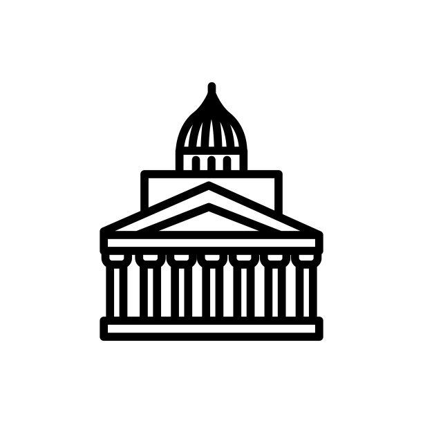 特拉法加广场图标矢量。标识图片下载