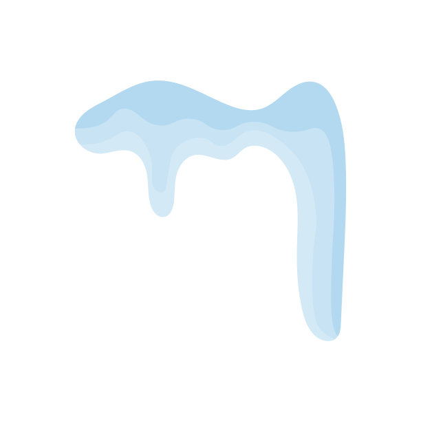 雪元素在冬季背景矢量创建卡通图案为您的设计。雪花飘落和动画雪花。流水，流动，液体图片下载