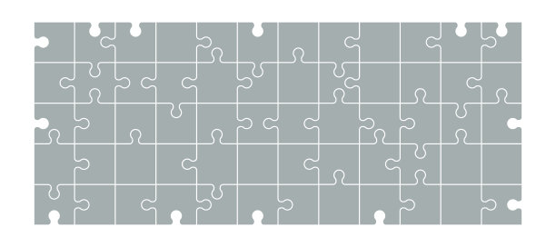 灰色拼图壁纸插图图片下载