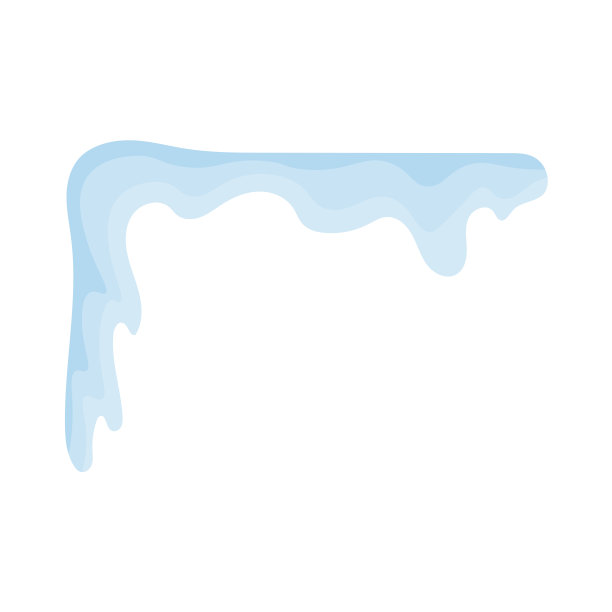 雪元素在冬季背景矢量创建卡通图案为您的设计。雪花飘落和动画雪花。流水，流动，液体图片下载