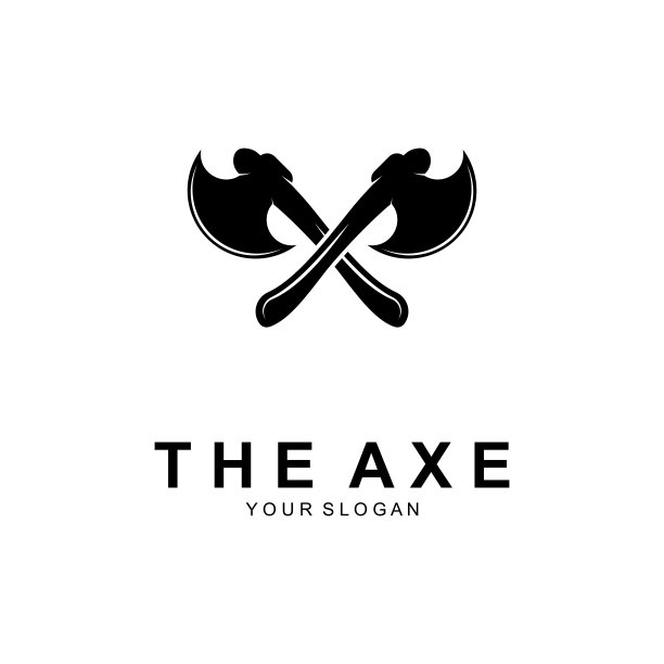 斧头符号矢量图标插图设计图片下载