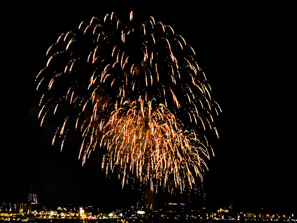 烟花是庆祝活动的一部分图片下载