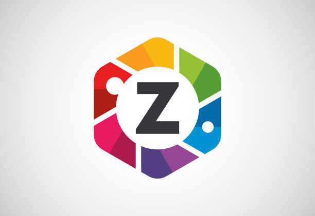 英文字母Z与相机快门。照片相机图标。摄影标志设计矢量模板图片下载