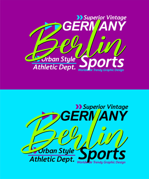 柏林城市书法字体上乘，适合印在t恤上等。图片下载