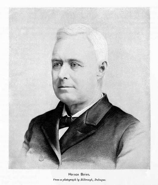 19-20世纪爱荷华州州长贺拉斯·博伊斯肖像照图片下载
