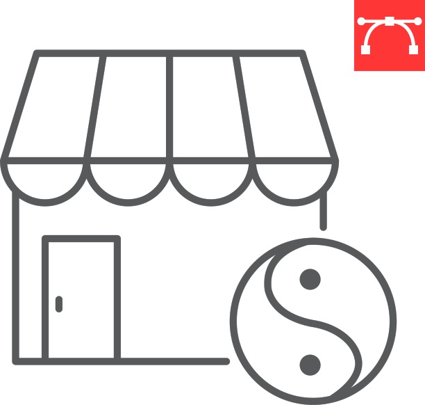 水疗沙龙线图标图片下载