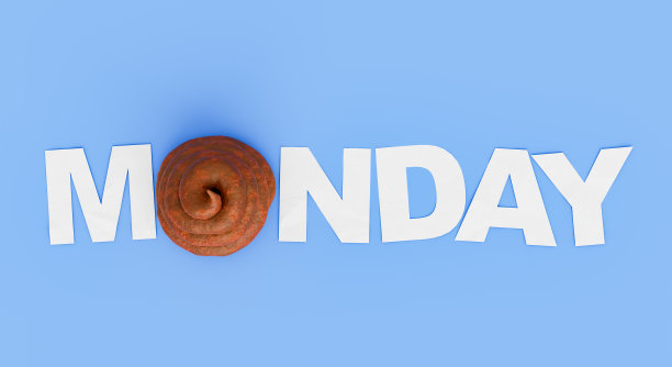 和“星期一”这个词一起大便图片下载