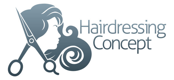 女人剪影理发师美发沙龙图标图片下载