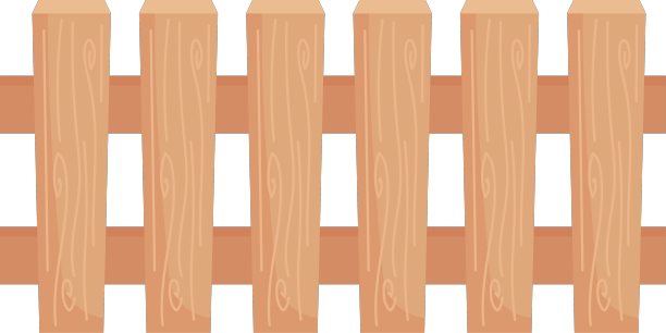 花园木桩篱笆图片下载
