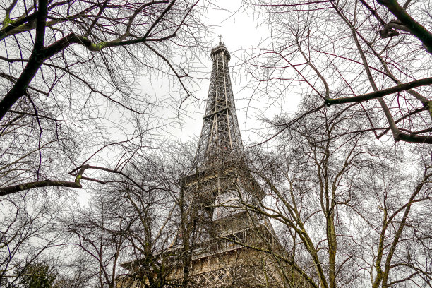 埃菲尔铁塔，照片图片巴黎大都会的美丽全景图片下载
