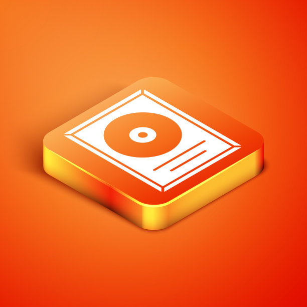 等距光盘奖在帧图标隔离上图片下载