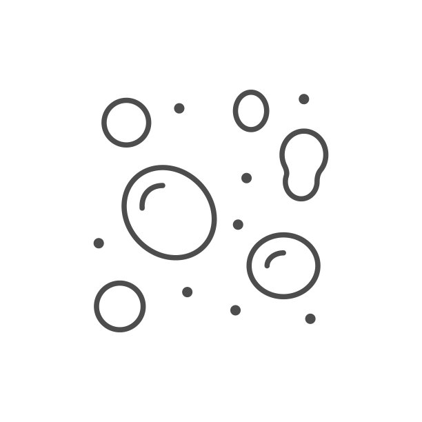 痤疮或皮肤病线图标图片下载