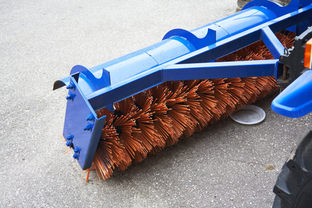 清洁机刷子的照片。特殊的设备。图片下载