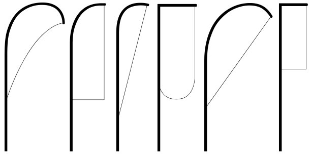 不同的广告海滩旗帜的插图图片下载