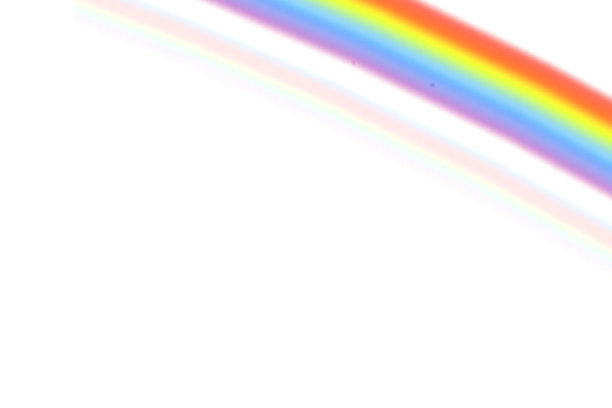白色背景上的彩虹。矢量插图为您的设计。图片下载