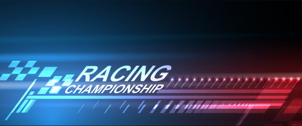 赛车速度背景，矢量插图抽象在汽车轨道图片下载
