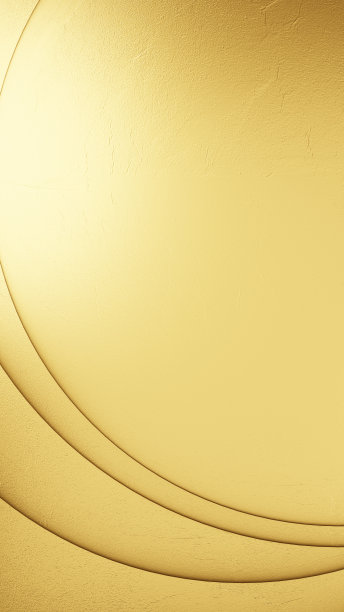 3 d演示。金色背景图像与多个重叠的圆圈。抽象的背景。(垂直)图片下载