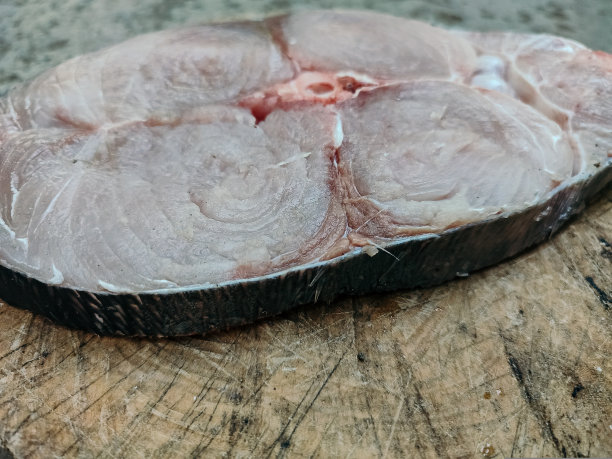 鱼肉:准备食用的鱼肉块图片下载