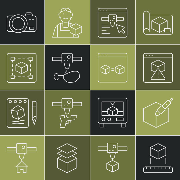 设置线等距立方体3d笔工具3d打印机图片下载