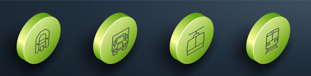 设置等距线漂流船交付货物图片下载