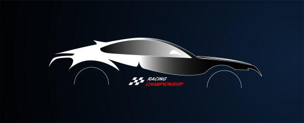 赛车速度背景，矢量插图抽象在汽车轨道图片下载