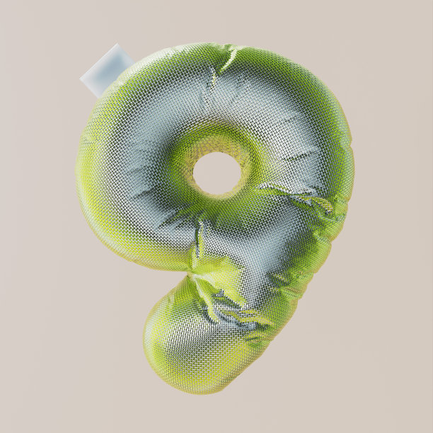 膨胀，泡沫，金属，银，鳞片，金属鳞片3D 9。3 d渲染。图片下载