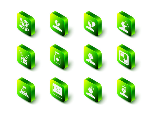 集解决问题的心理，破碎的心或离婚，发现，人类与问号，眼泪哭的眼睛，梦想和心理学书的图标。向量图片下载