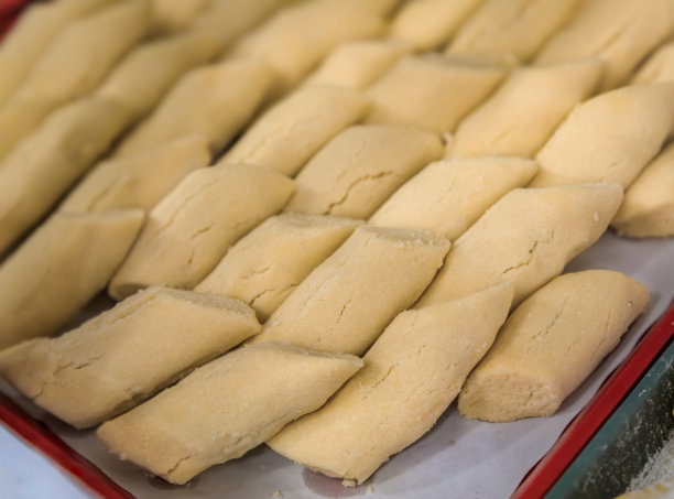 美食节上的Ghourabieh饼干，旧金山图片下载