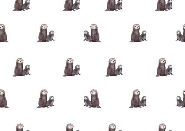 水彩无缝图案海军印，用于婴儿纺织品、墙纸、托儿所装饰图片下载