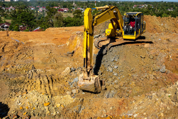 挖掘机正在工作图片下载