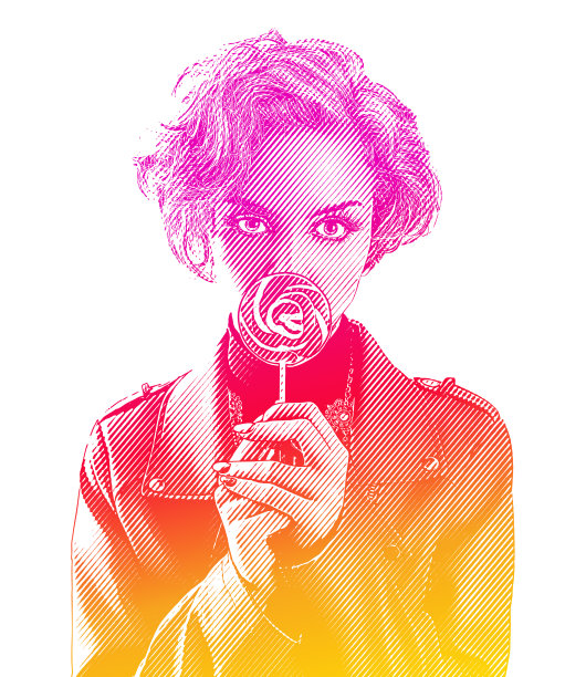 舔棒棒糖的美女图片下载